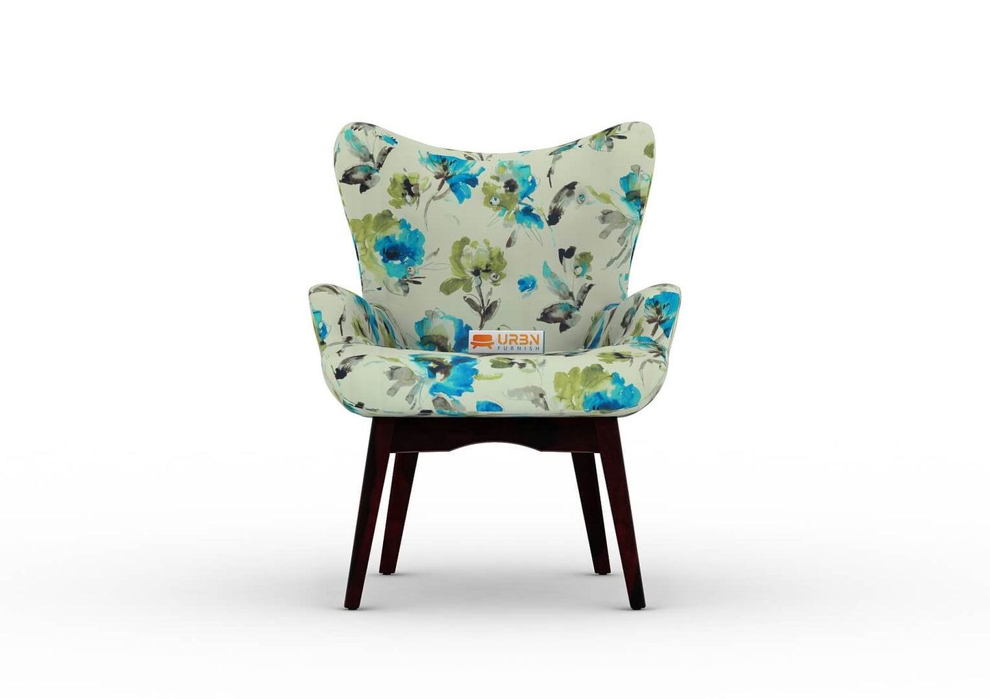 Aira Lounge Chair (Printed Fabric) - Urbnfurnish