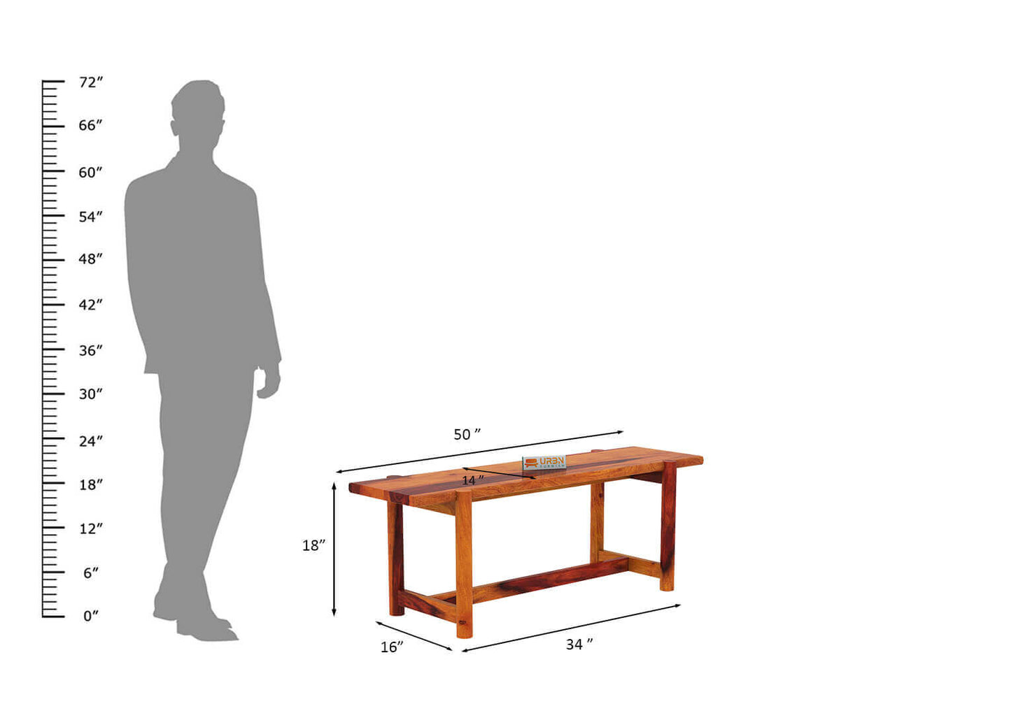 Allure Bench - Urbnfurnish