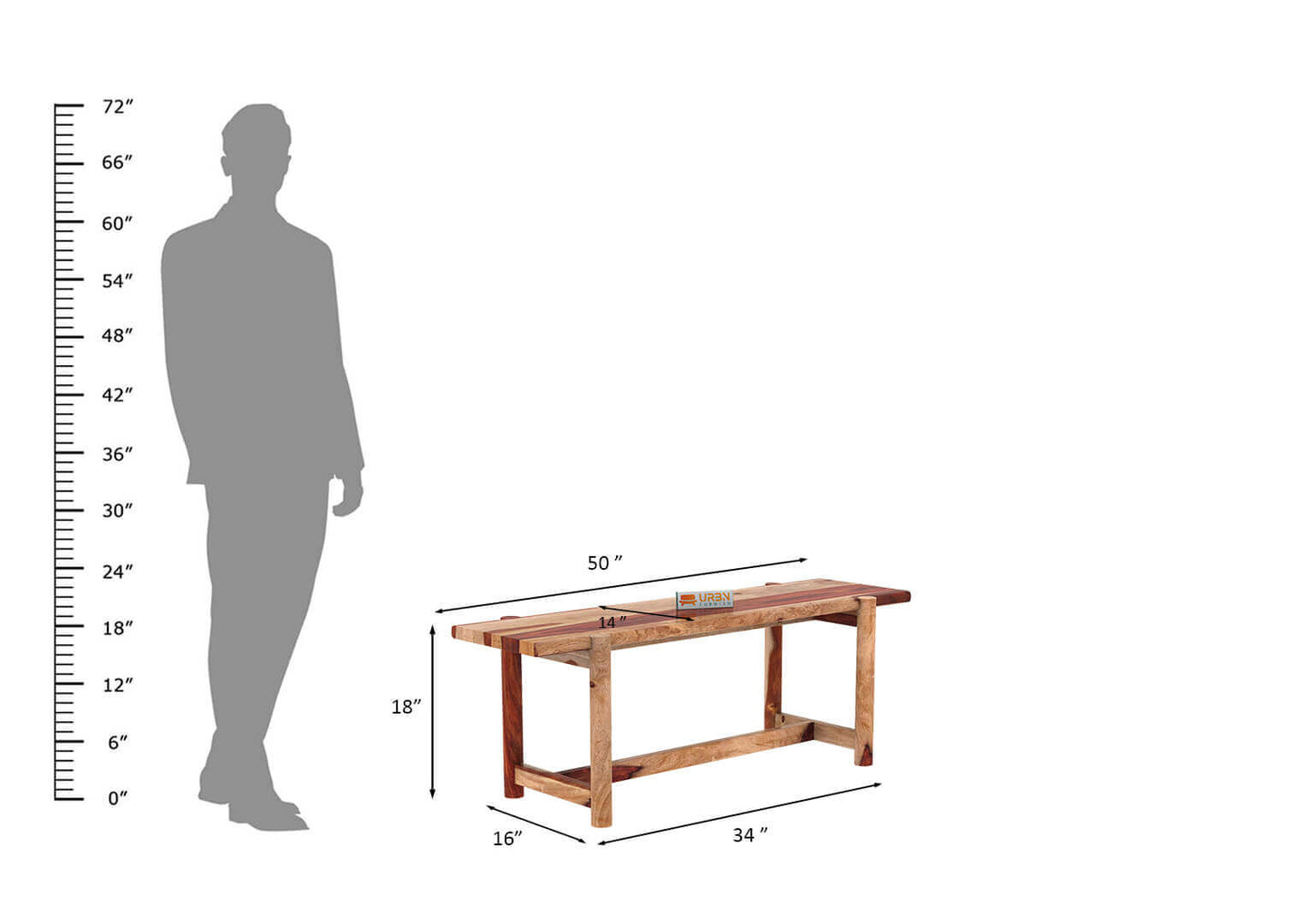 Allure Bench - Urbnfurnish