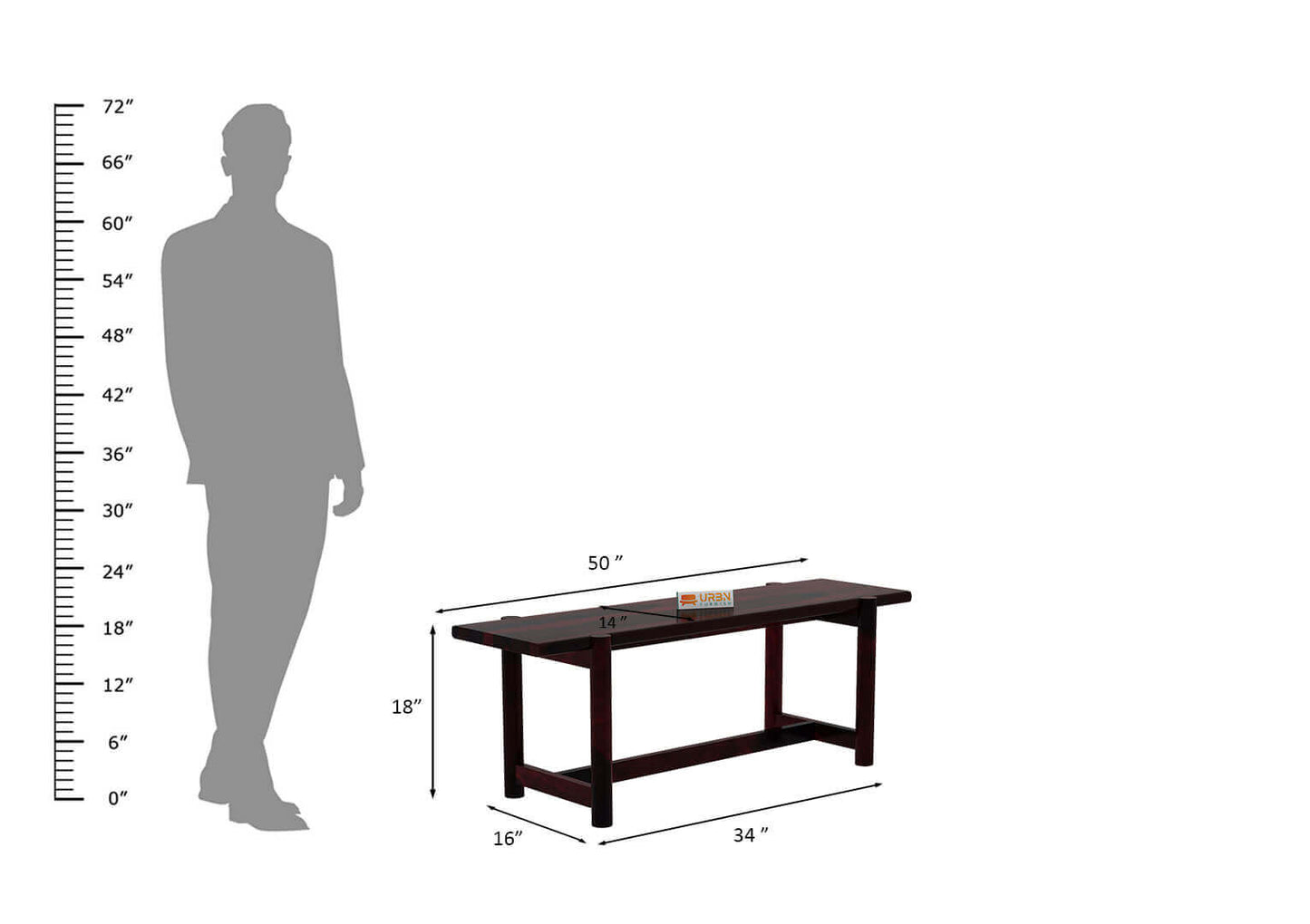 Allure Bench - Urbnfurnish