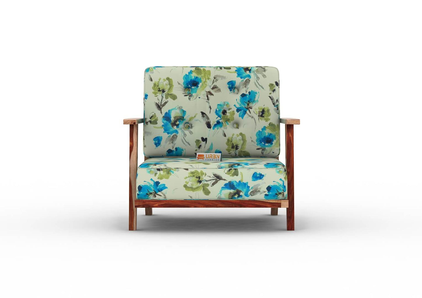 Alora Lounge Chair (Printed Fabric) - Urbnfurnish