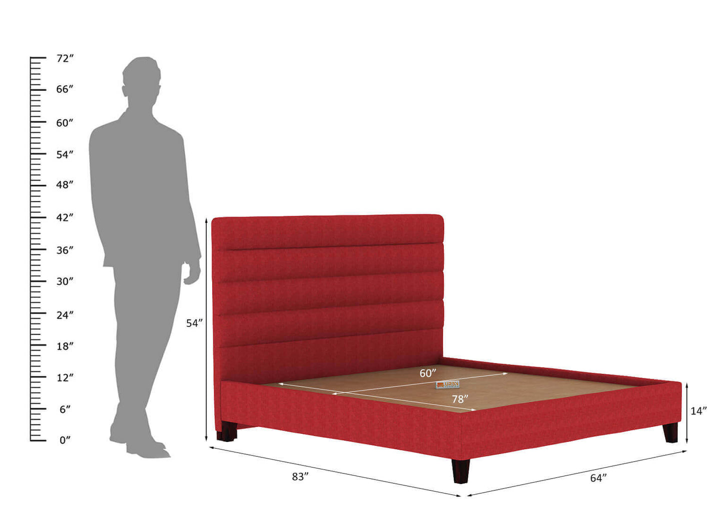 Amanta-Upholstered-Bed-Red_6_-Queen-Size