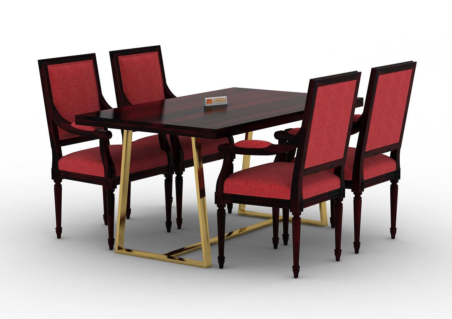 Amber-4-Seater-Dining-Set-Golden-Walnut-Red_3