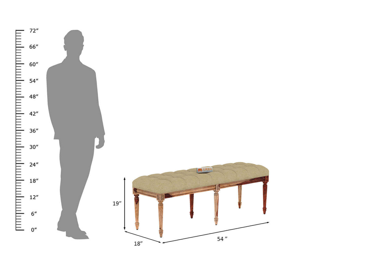 Amber Bench - Urbnfurnish