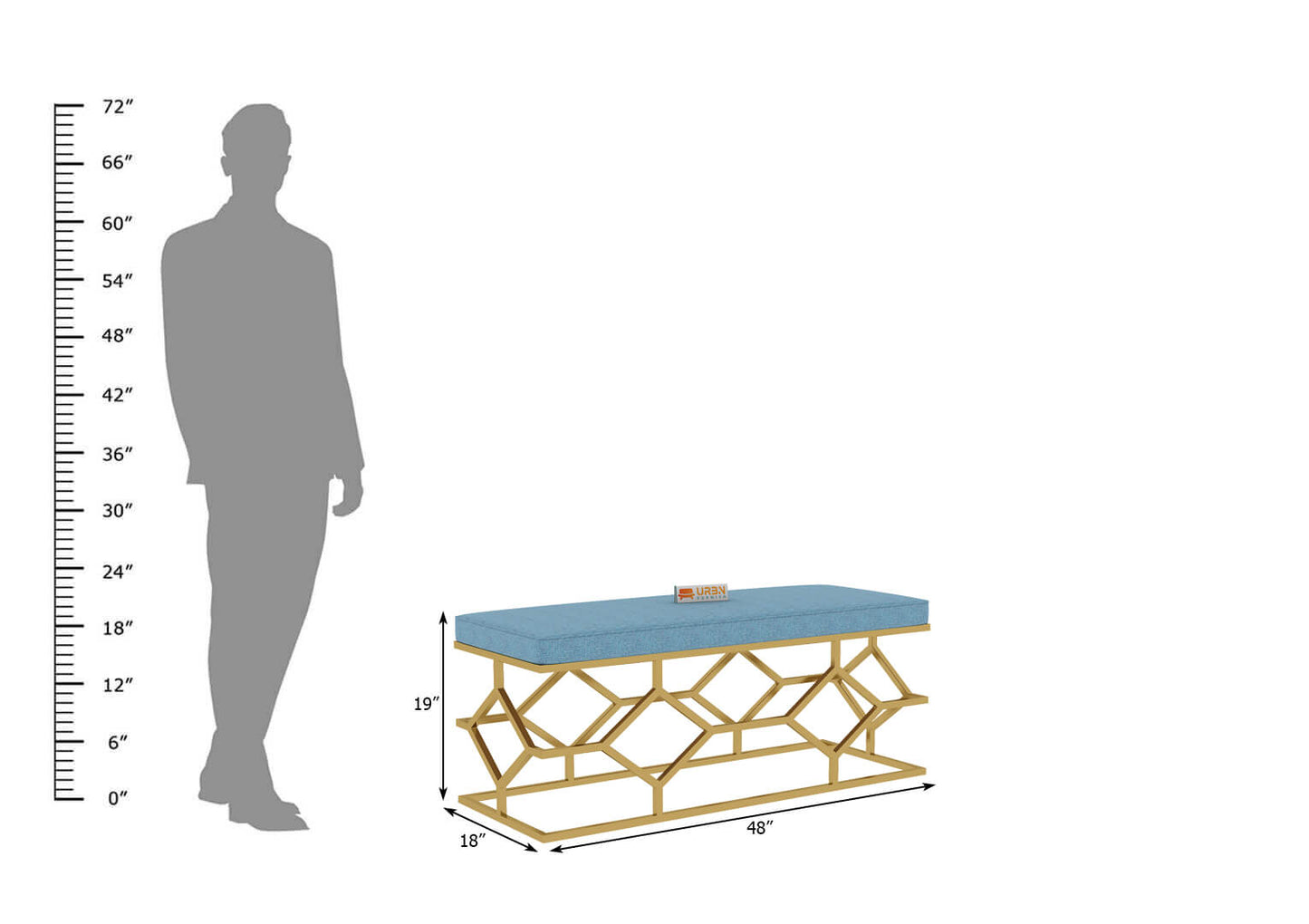 Ares Bench - Urbnfurnish