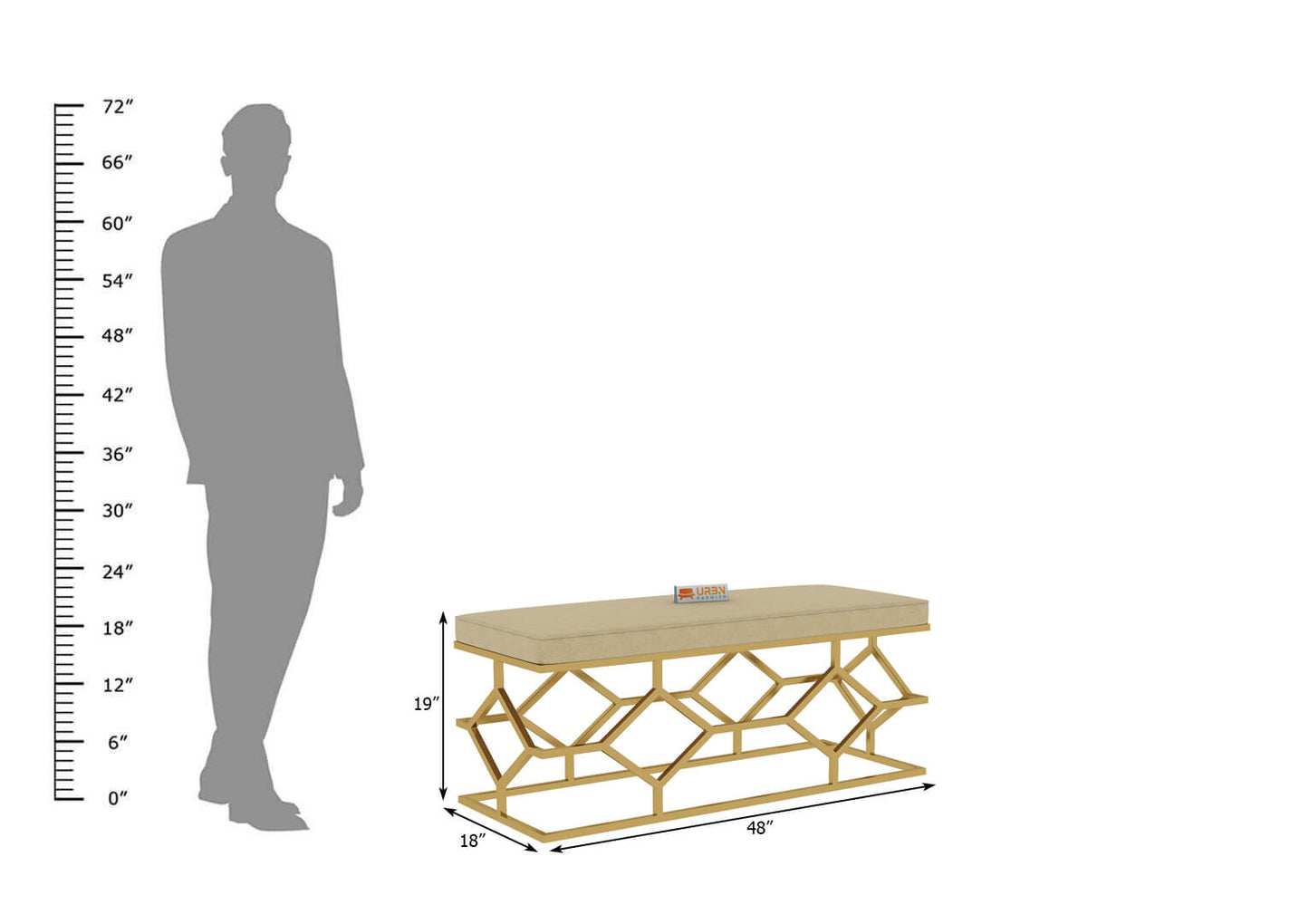 Ares Bench - Urbnfurnish