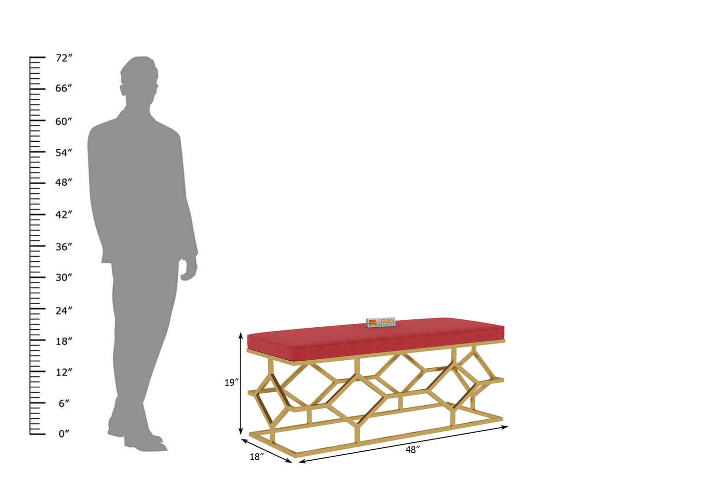 Ares Bench - Urbnfurnish