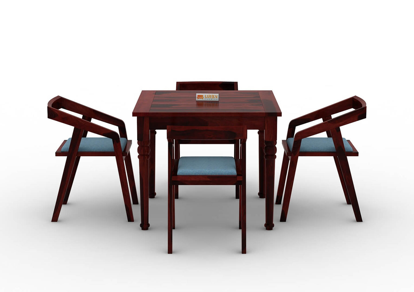 Aryan-4-Seater-Dining-Set-Mahogany-Blue_2