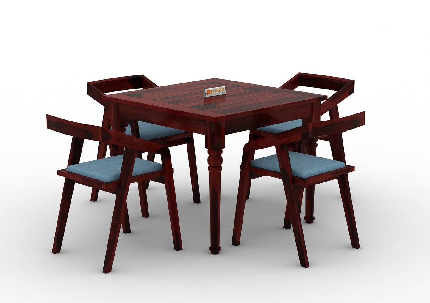 Aryan-4-Seater-Dining-Set-Mahogany-Blue_3