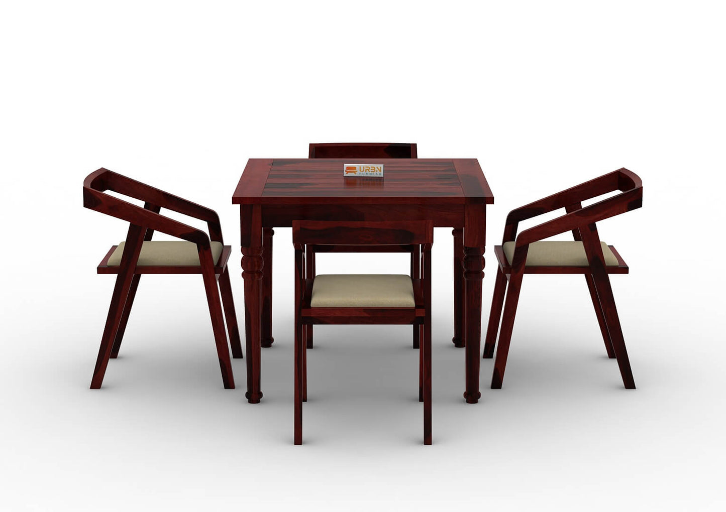 Aryan-4-Seater-Dining-Set-Mahogany-Ivory_2