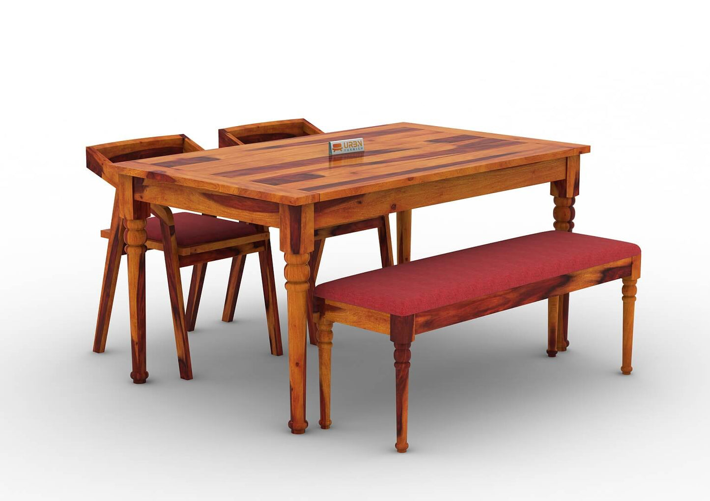 Aryan-4-Seater-Dining-Set-With-Bench-Honey-Red_3