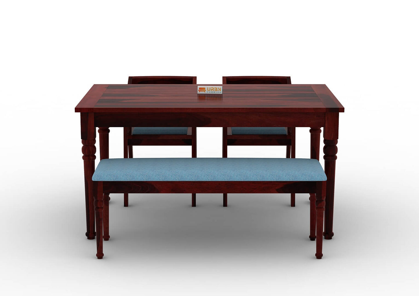 Aryan-4-Seater-Dining-Set-With-Bench-Mahogany-Blue_2