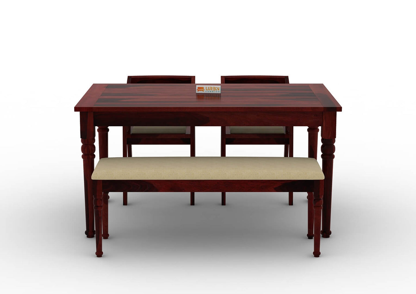 Aryan-4-Seater-Dining-Set-With-Bench-Mahogany-Ivory_2