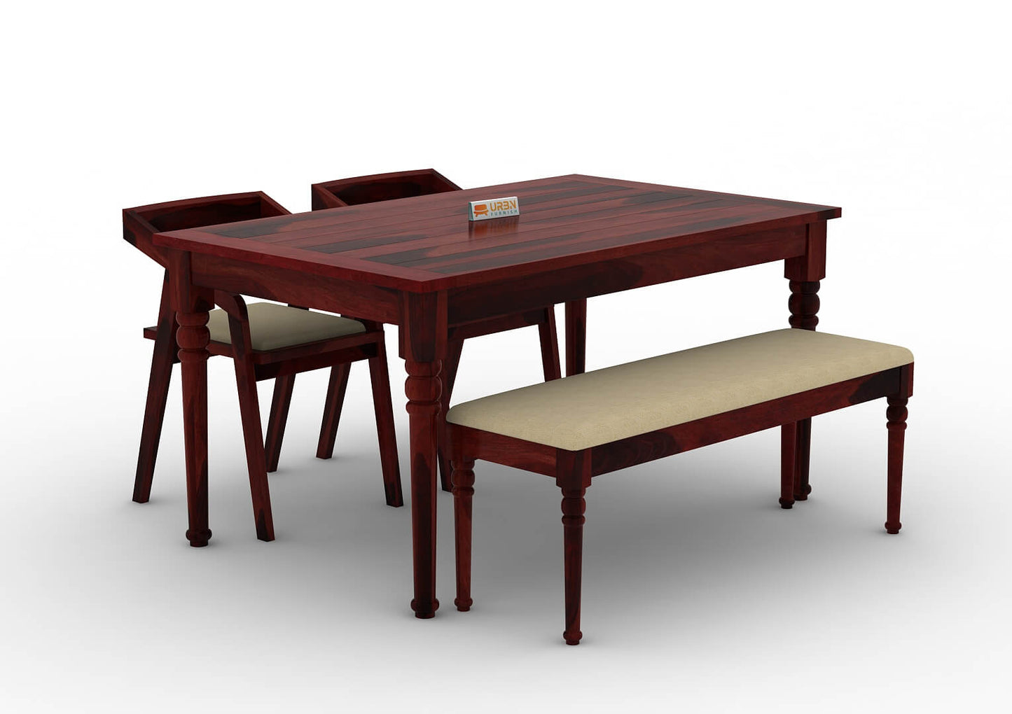 Aryan-4-Seater-Dining-Set-With-Bench-Mahogany-Ivory_3