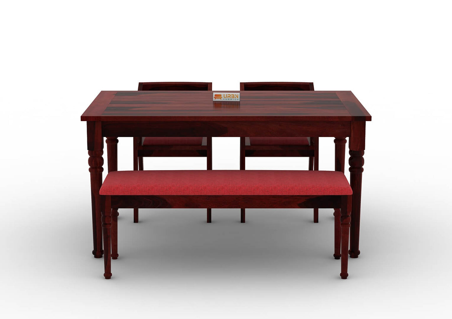 Aryan-4-Seater-Dining-Set-With-Bench-Mahogany-Red_2