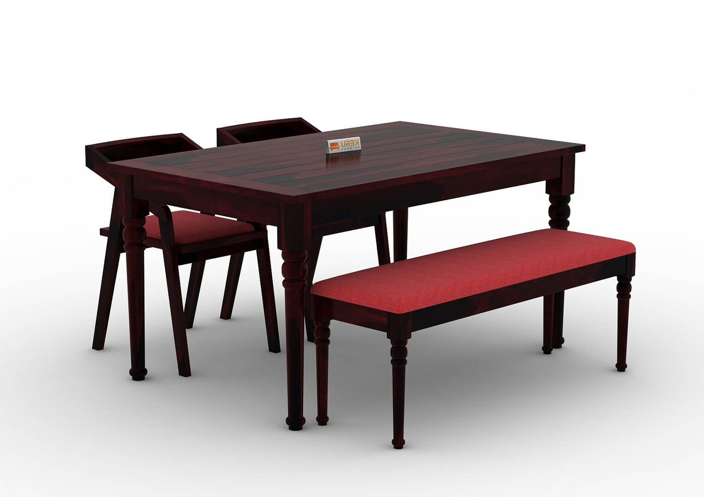 Aryan-4-Seater-Dining-Set-With-Bench-Walnut-Red_3