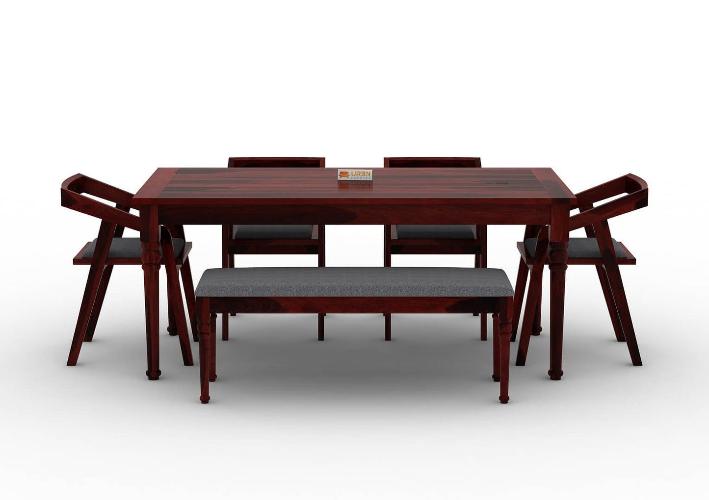 Aryan-6-Seater-Dining-Set-With-Bench-Mahogany-Gray_2