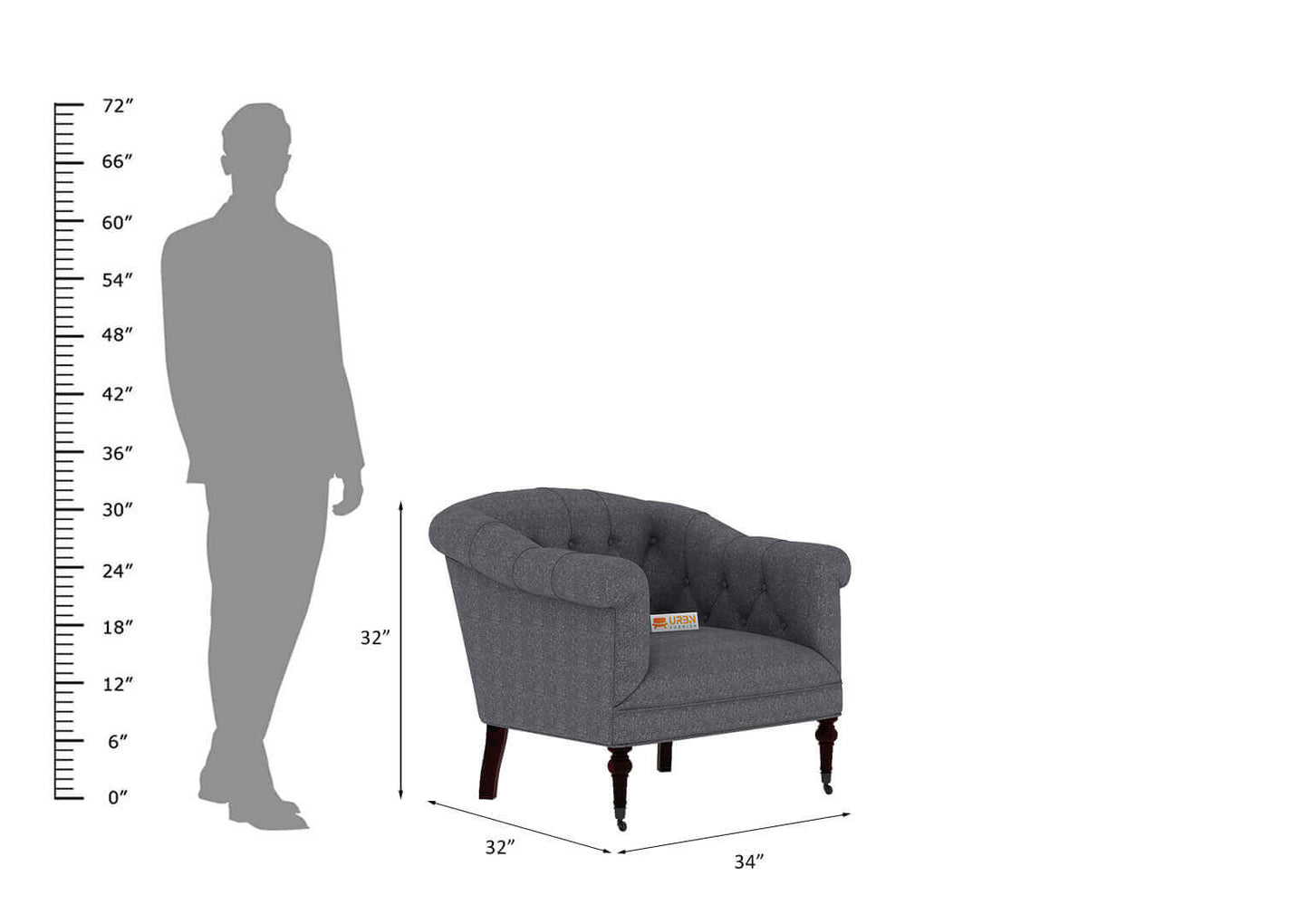 Assale Lounge Chair - Urbnfurnish