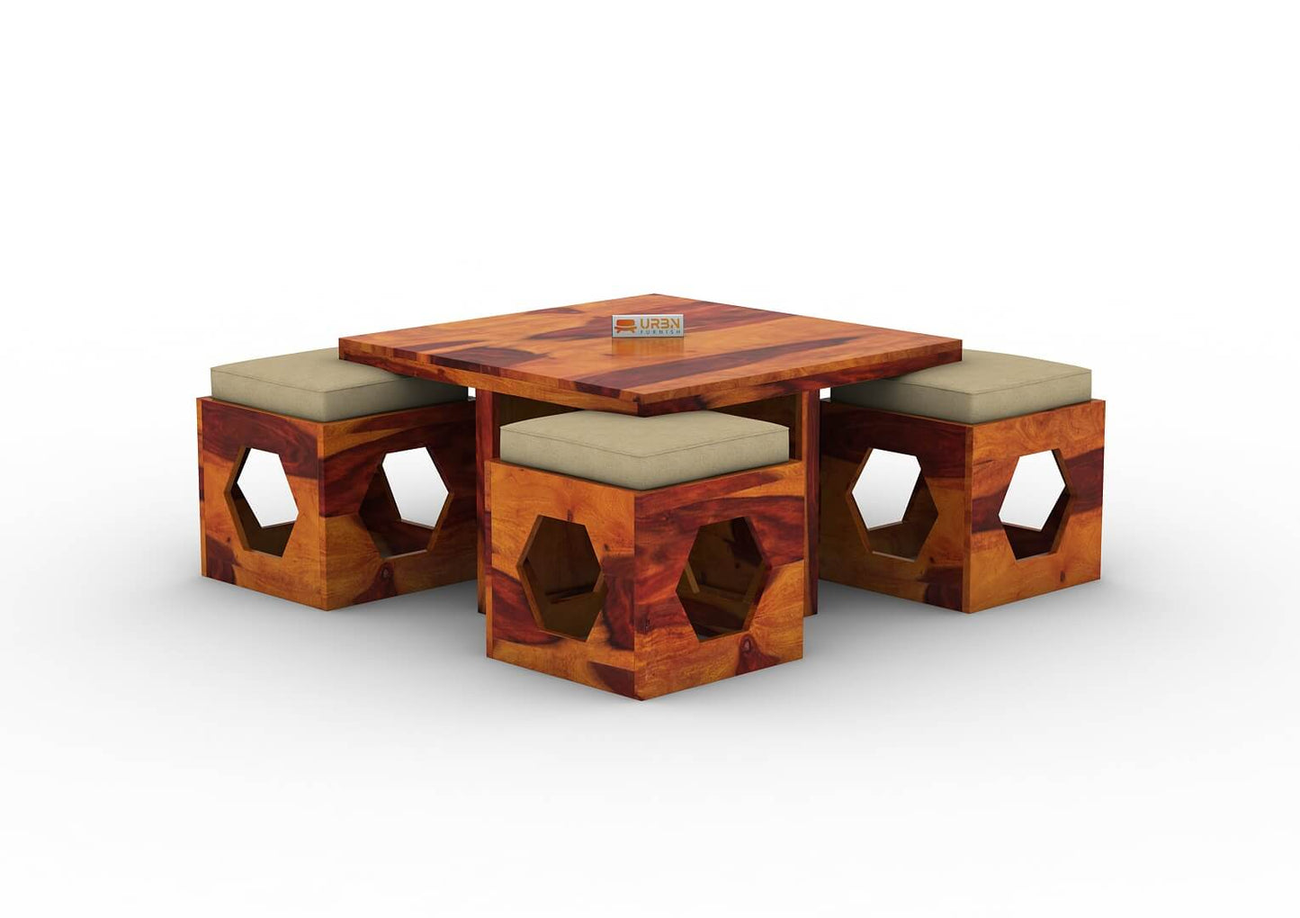 August Coffee Table Set - Urbnfurnish
