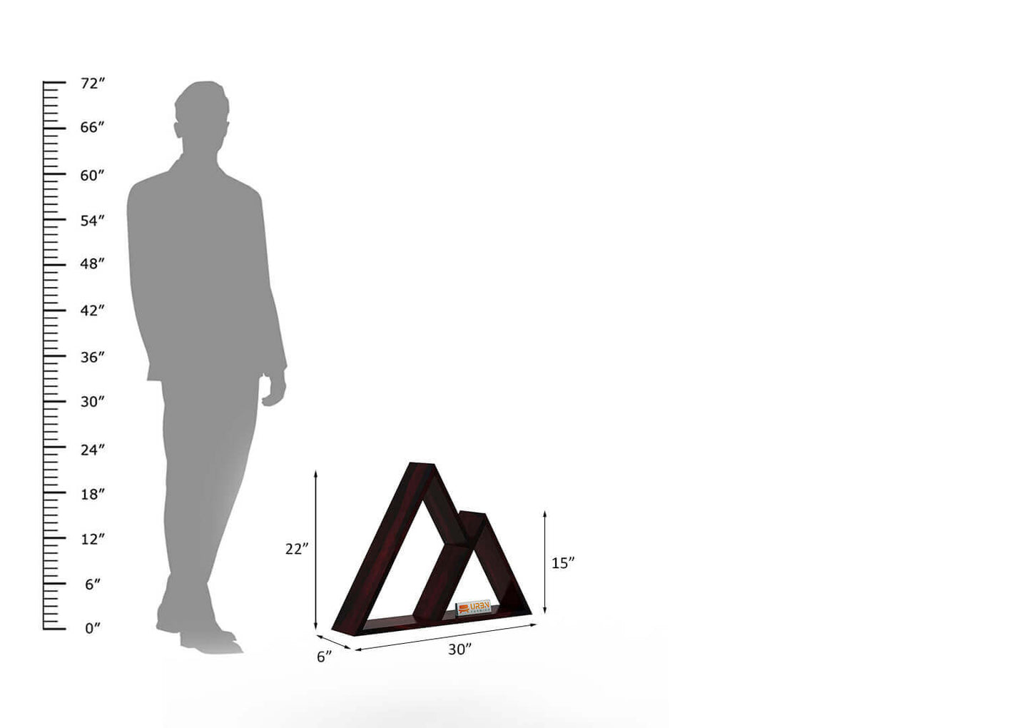 Azul Wall Shelf - Urbnfurnish