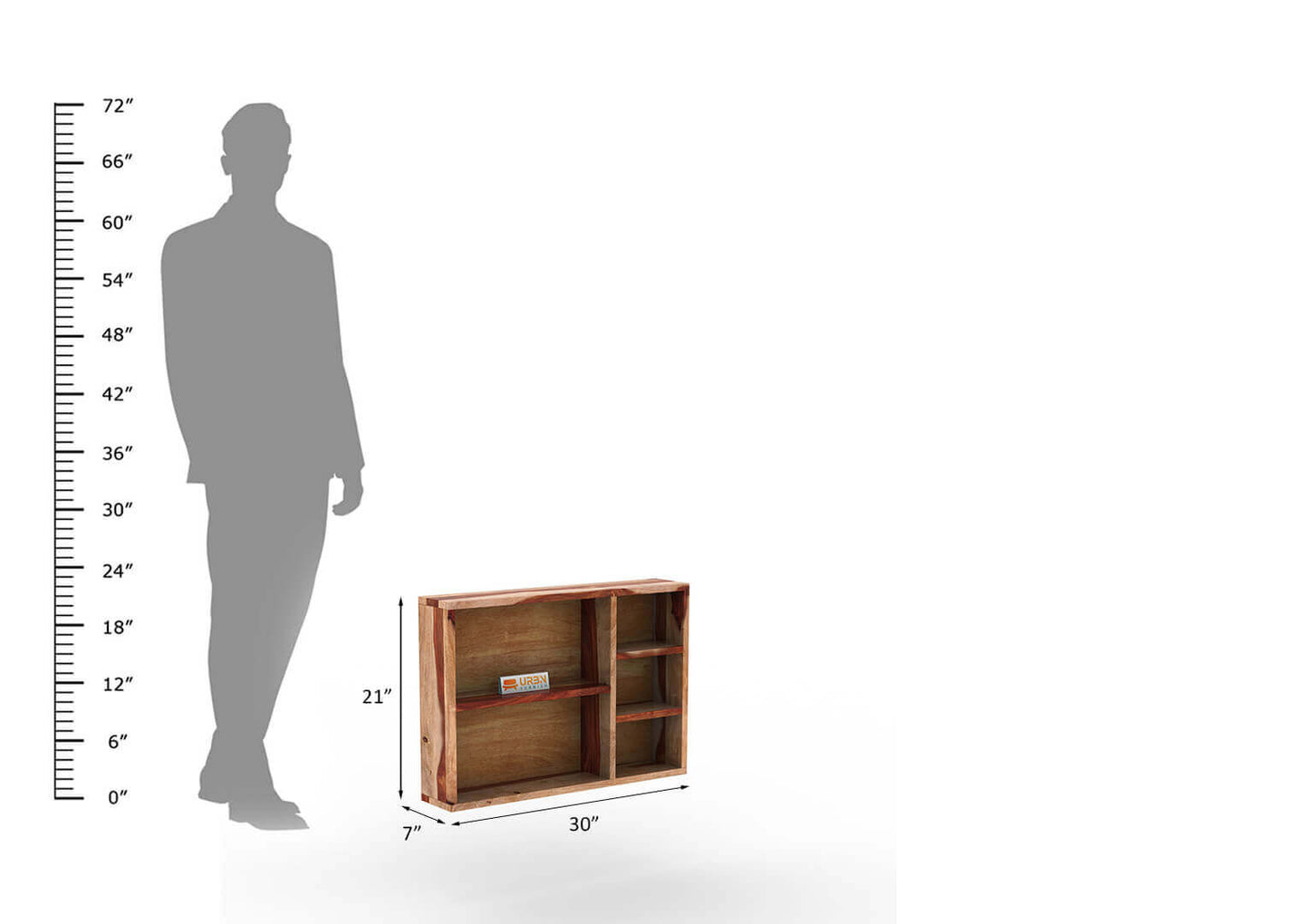 Berde Wall Shelf - Urbnfurnish