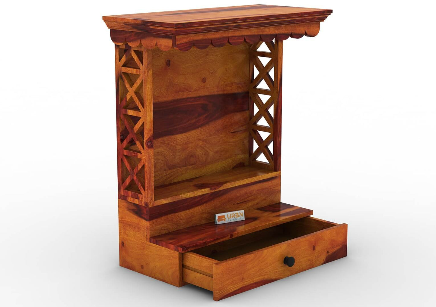 Bliss Home Temple (Honey Finish) - Urbnfurnish