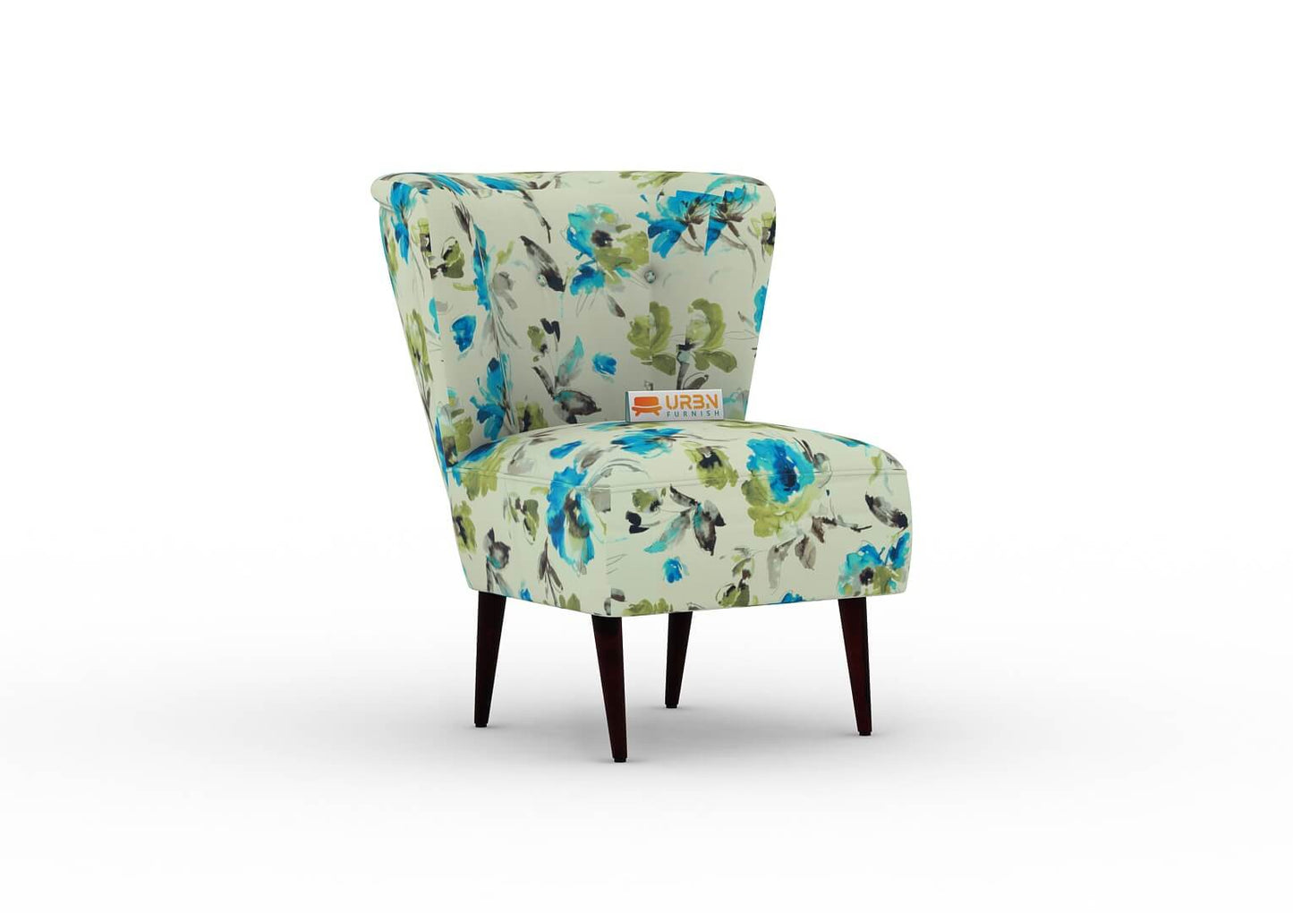 Cadiz Lounge Chair (Printed Fabric) - Urbnfurnish