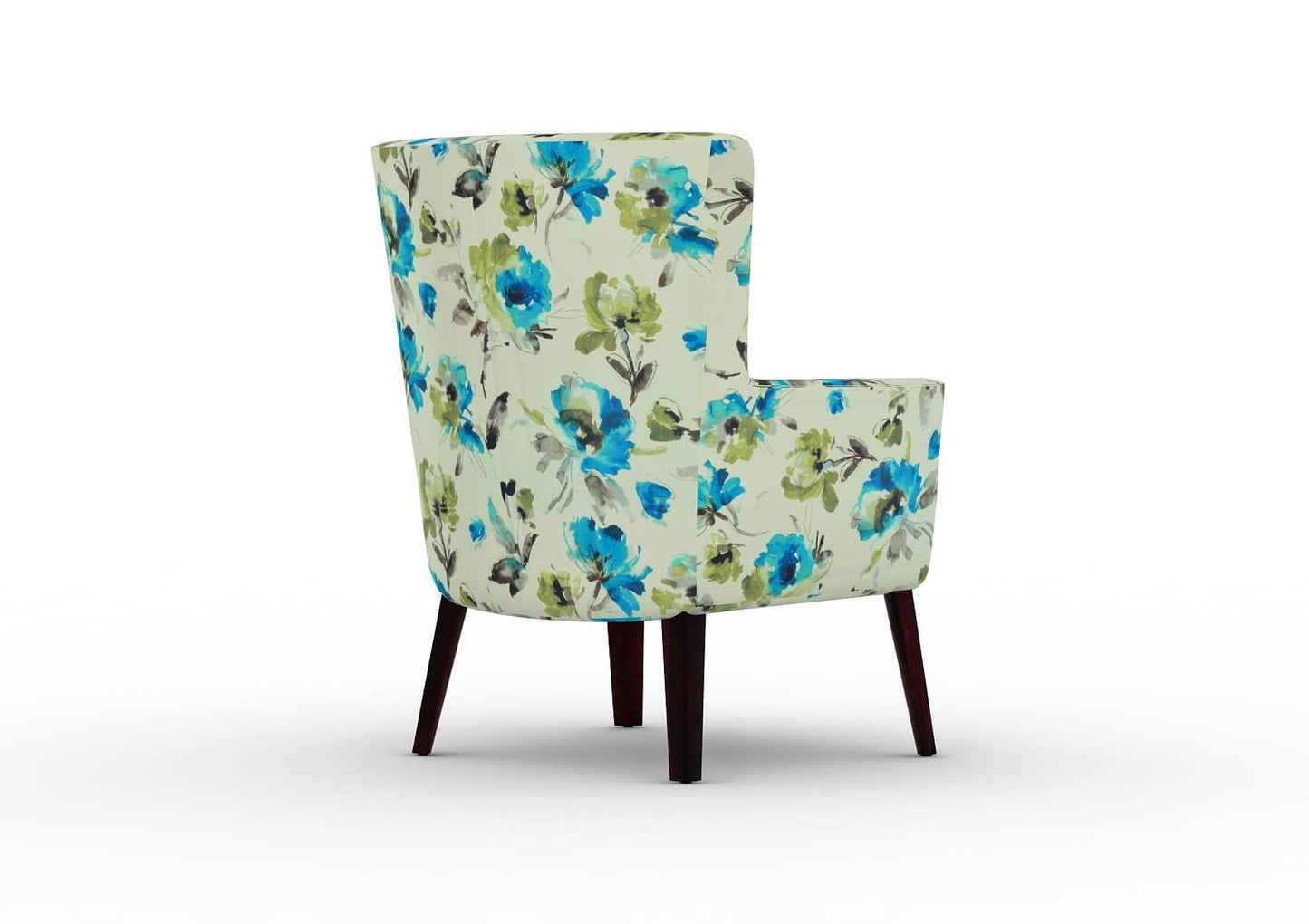 Caen Lounge Chair (Printed Fabric) - Urbnfurnish
