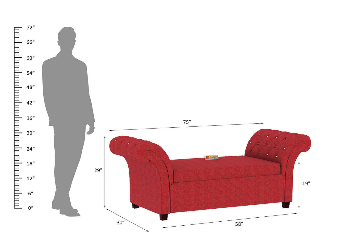 Canna Chaise Lounge - Urbnfurnish