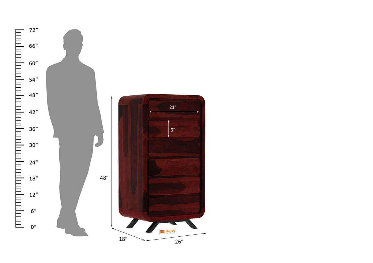 Carvaan Chest Of Drawer - Urbnfurnish