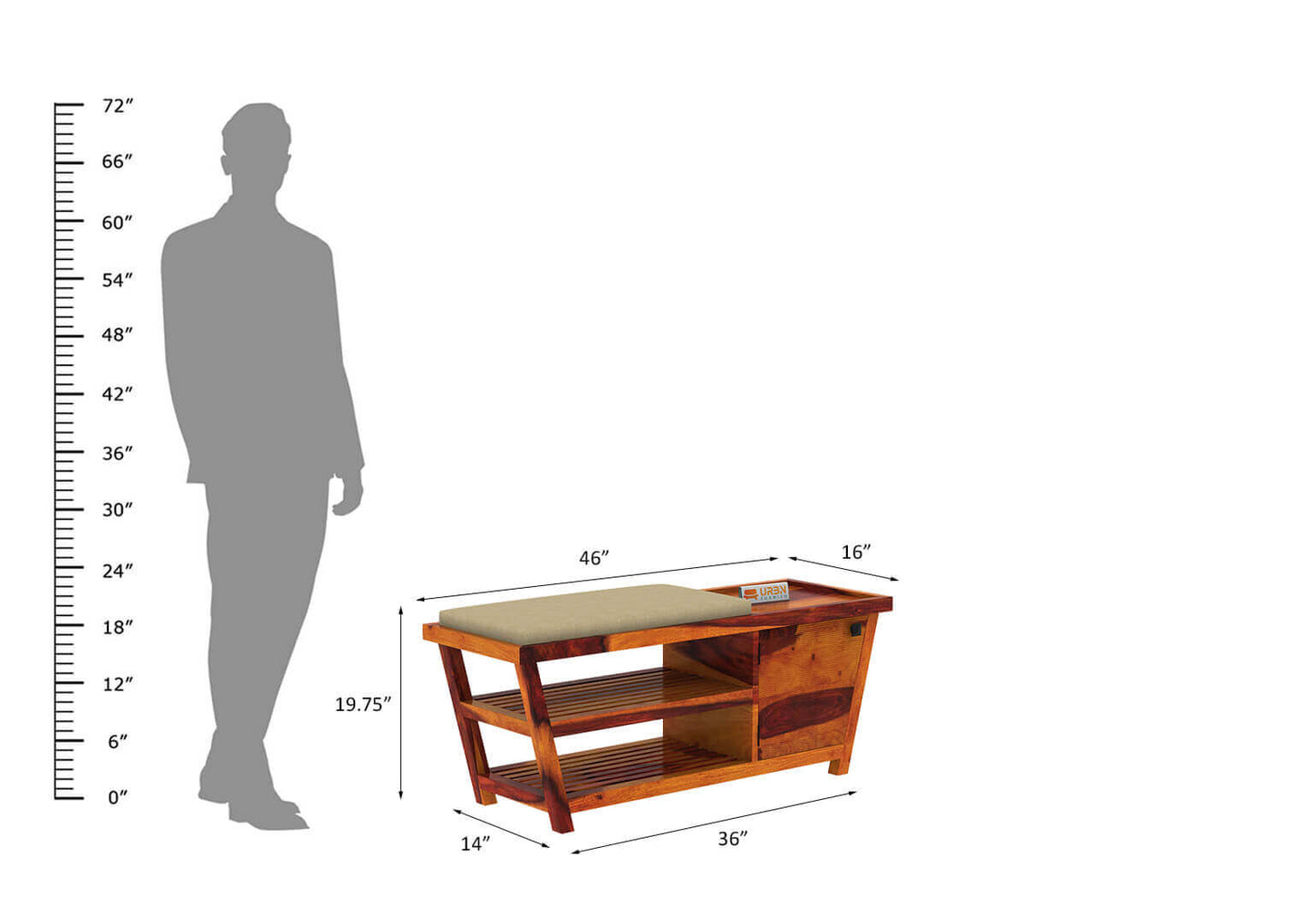 Corral Shoe Rack - Urbnfurnish