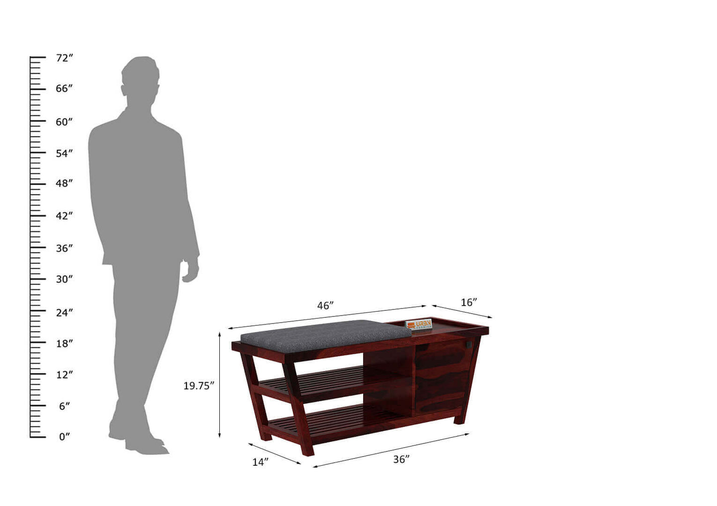 Corral Shoe Rack - Urbnfurnish