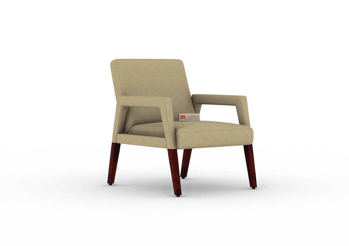 Crister Arm Chair with Cushion Arm - Urbnfurnish