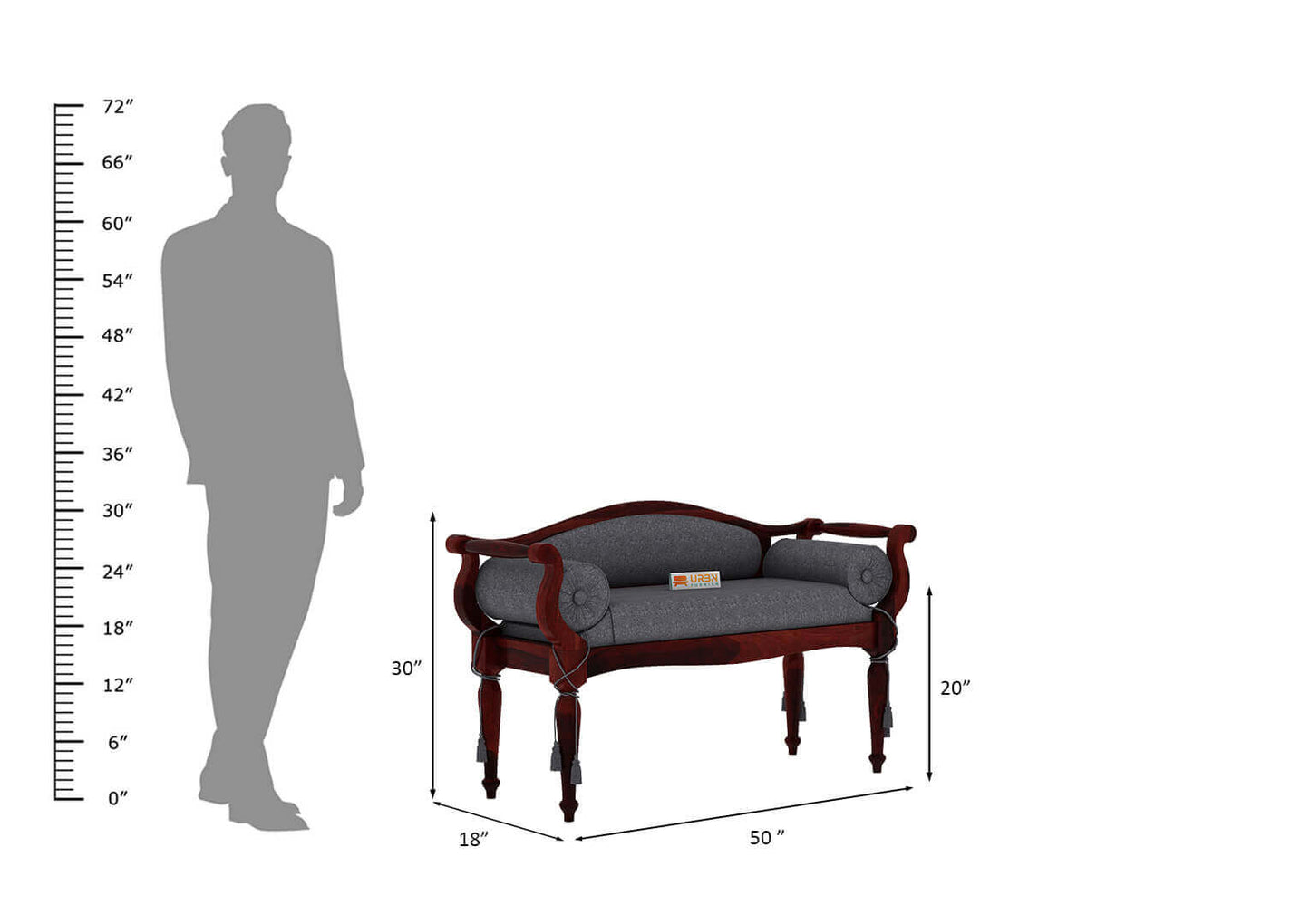 Czar Bench - Urbnfurnish