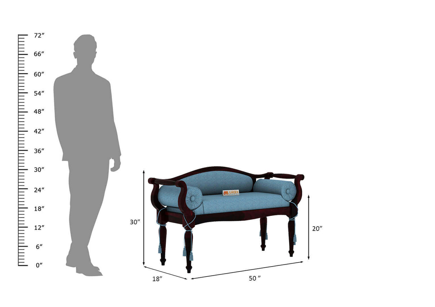 Czar Bench - Urbnfurnish