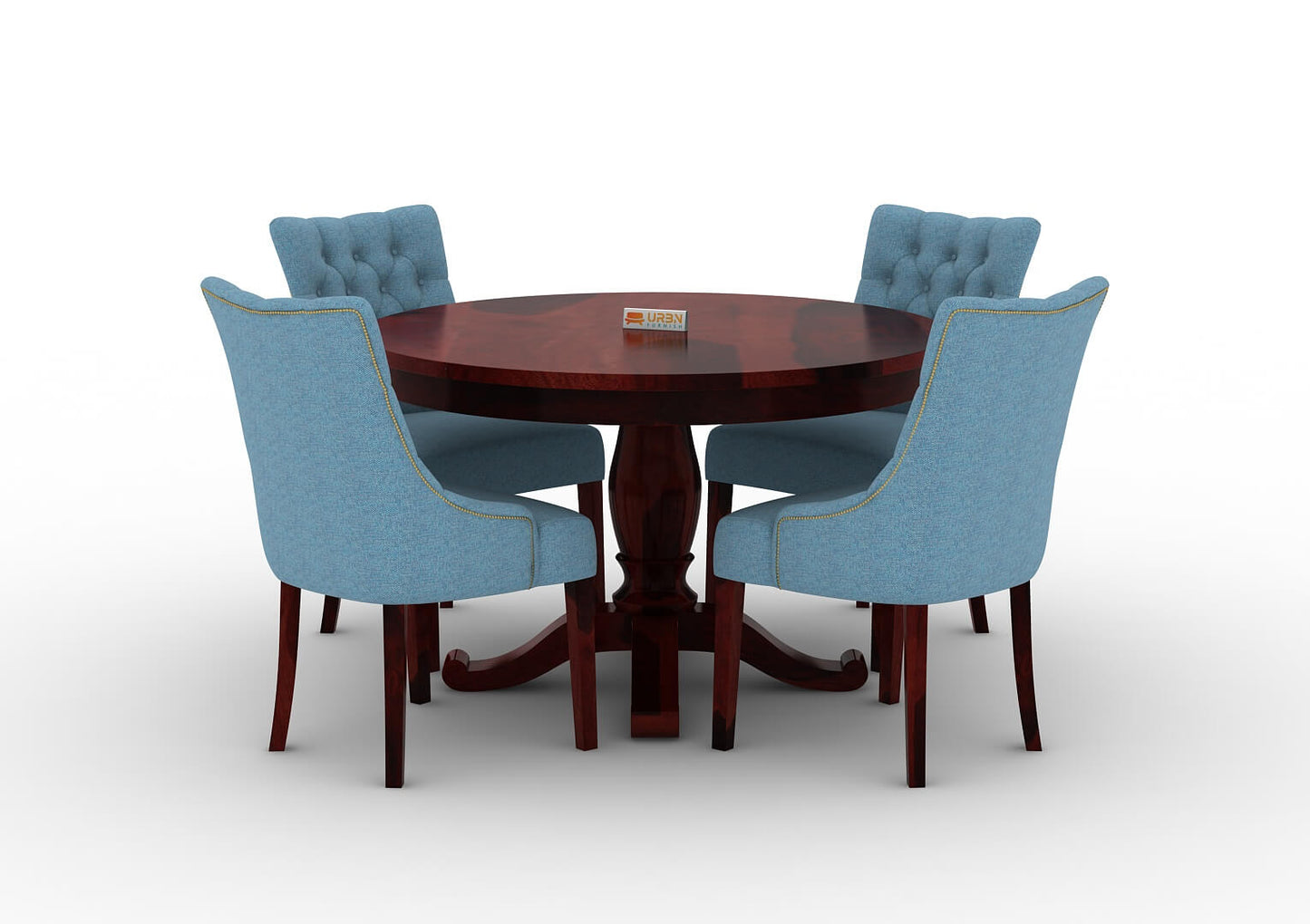 Driti-4-Seater-Round-Dining-Set-Mahogany-Blue_3