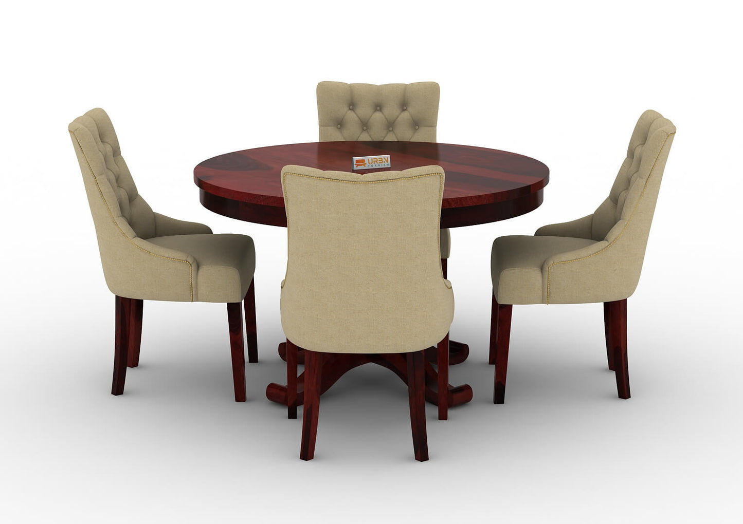 Driti-4-Seater-Round-Dining-Set-Mahogany-Ivory_2