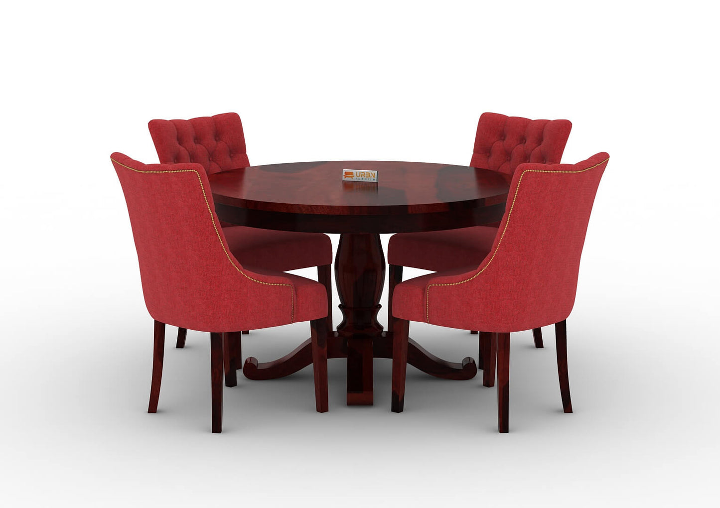 Driti-4-Seater-Round-Dining-Set-Mahogany-Red_3