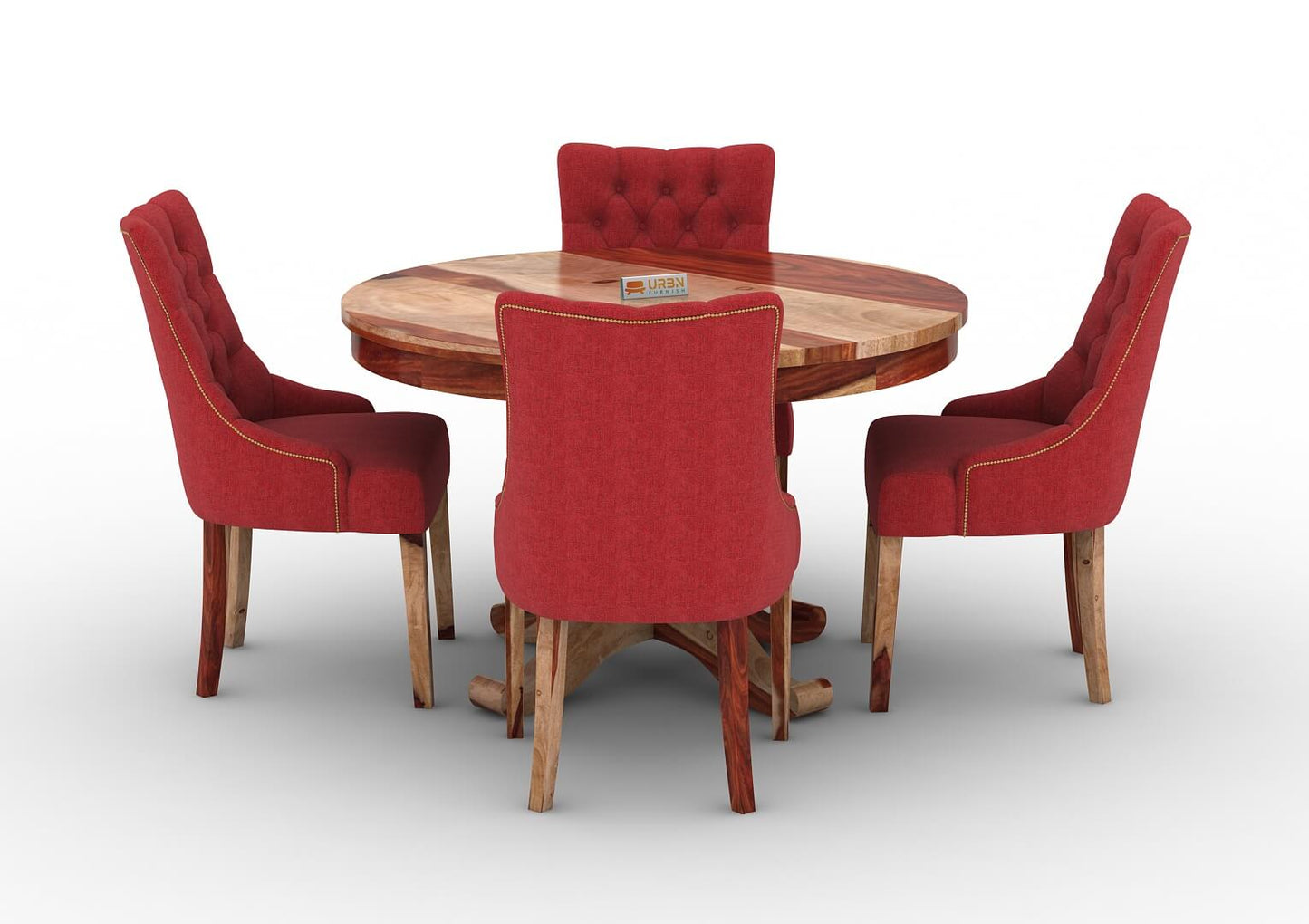 Driti-4-Seater-Round-Dining-Set-Natural-Red_2