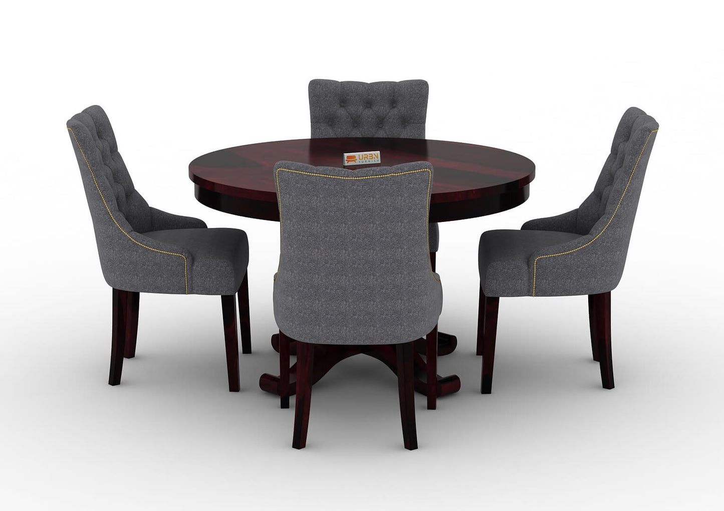 Driti-4-Seater-Round-Dining-Set-Walnut-Gray_2