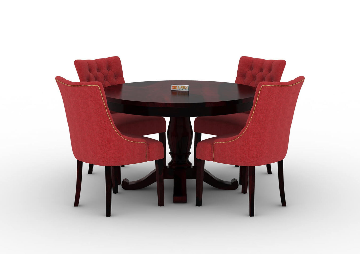 Driti-4-Seater-Round-Dining-Set-Walnut-Red_3
