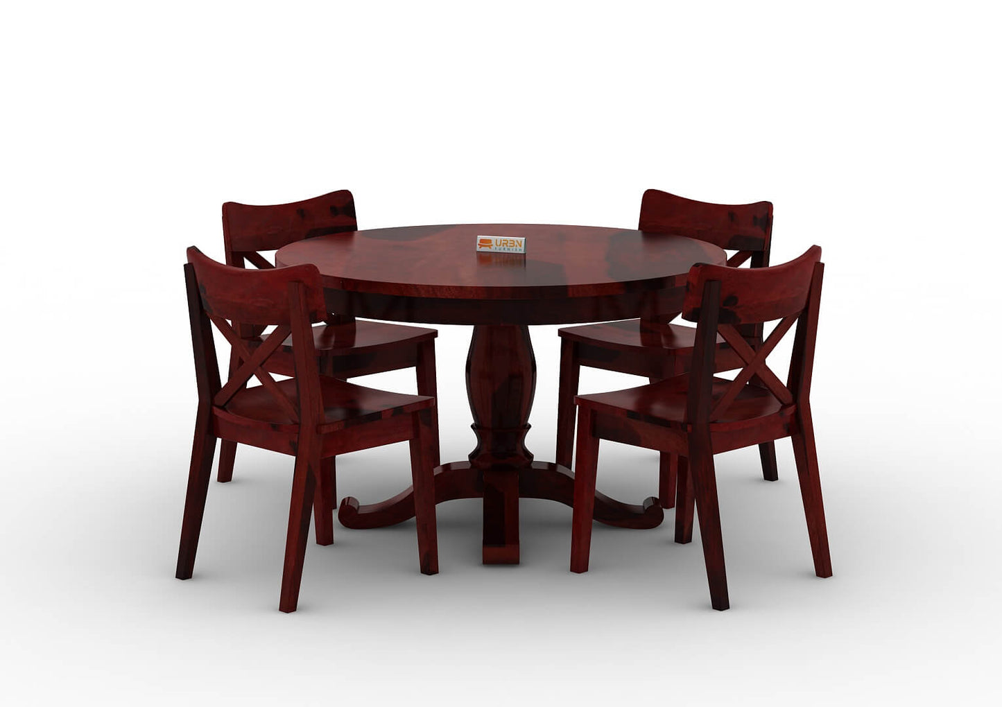 Driti-Nohedi-4-Seater-Round-Dining-Set-Mahogany_3