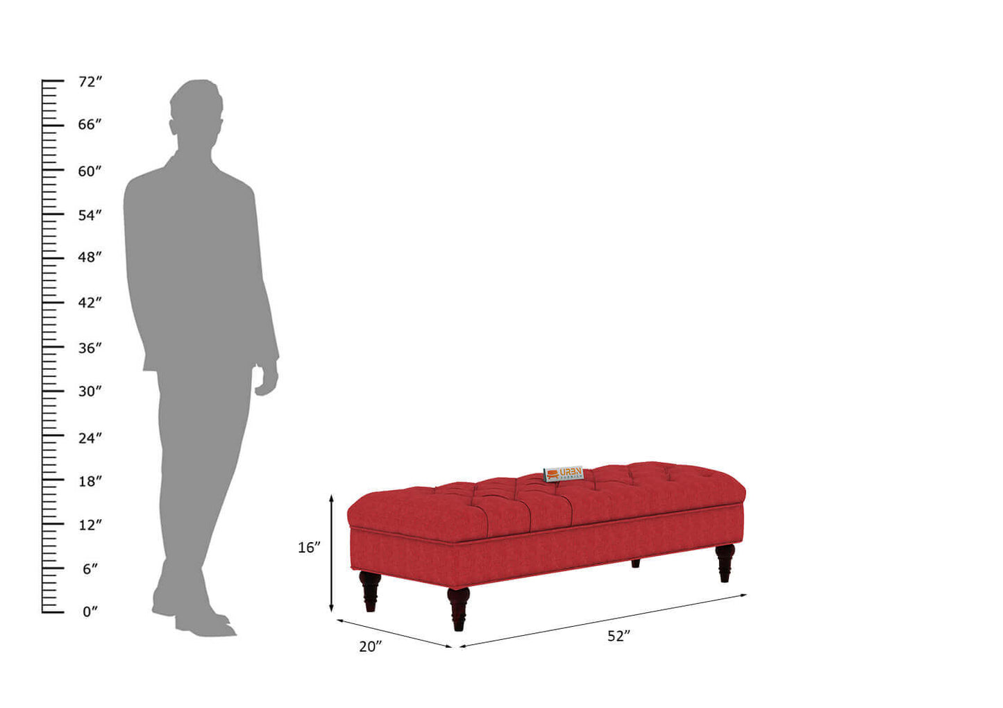 Elcanza Bench - Urbnfurnish