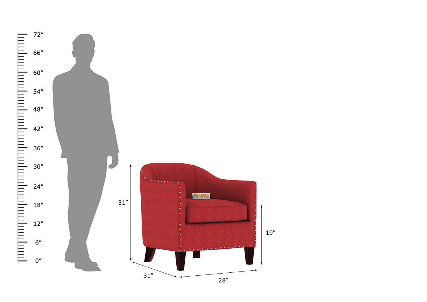 Emira Lounge Chair - Urbnfurnish