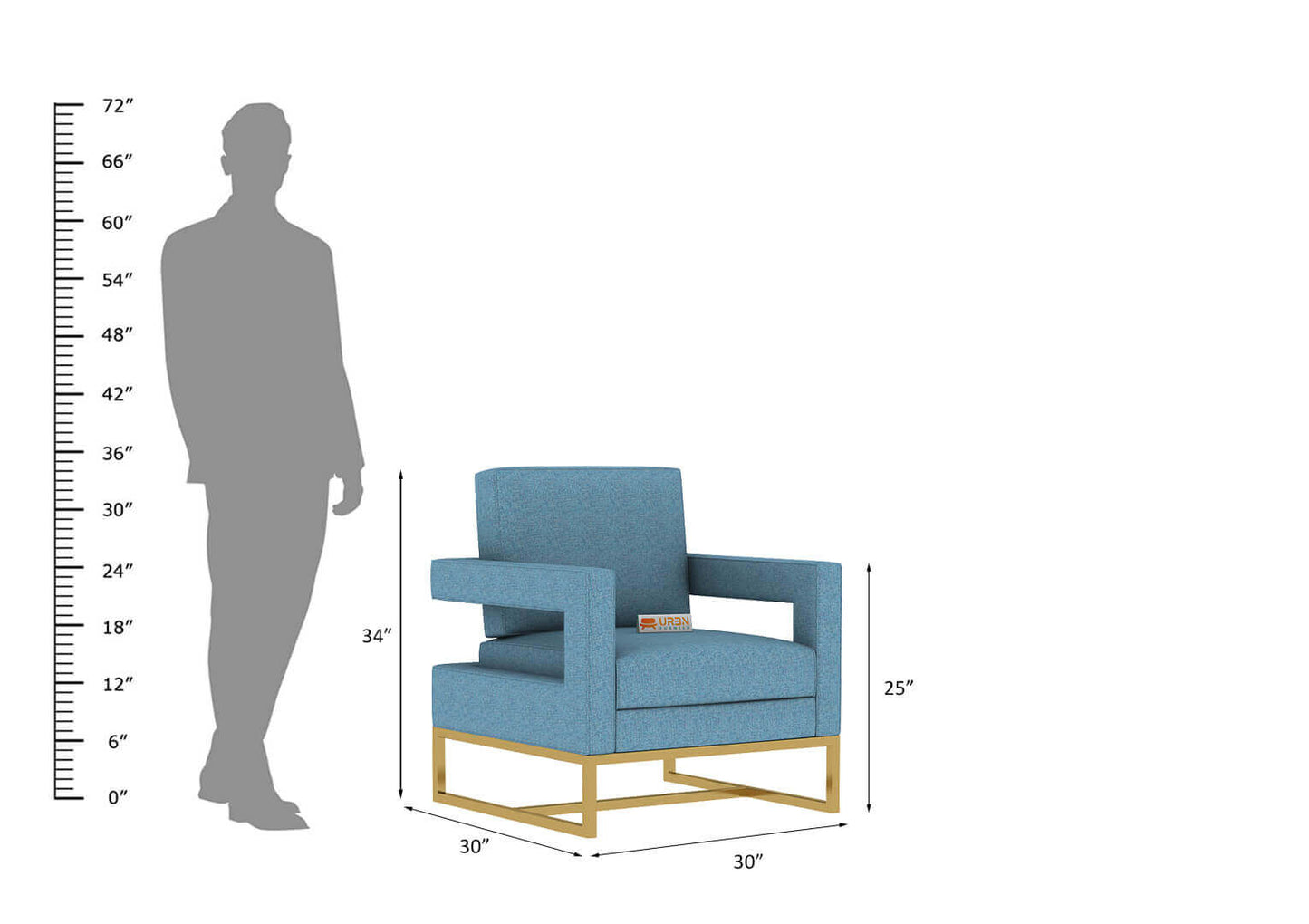 Enir Lounge Chair - Urbnfurnish