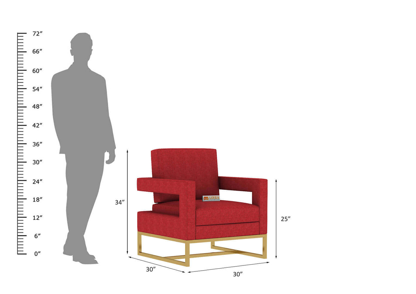 Enir Lounge Chair - Urbnfurnish