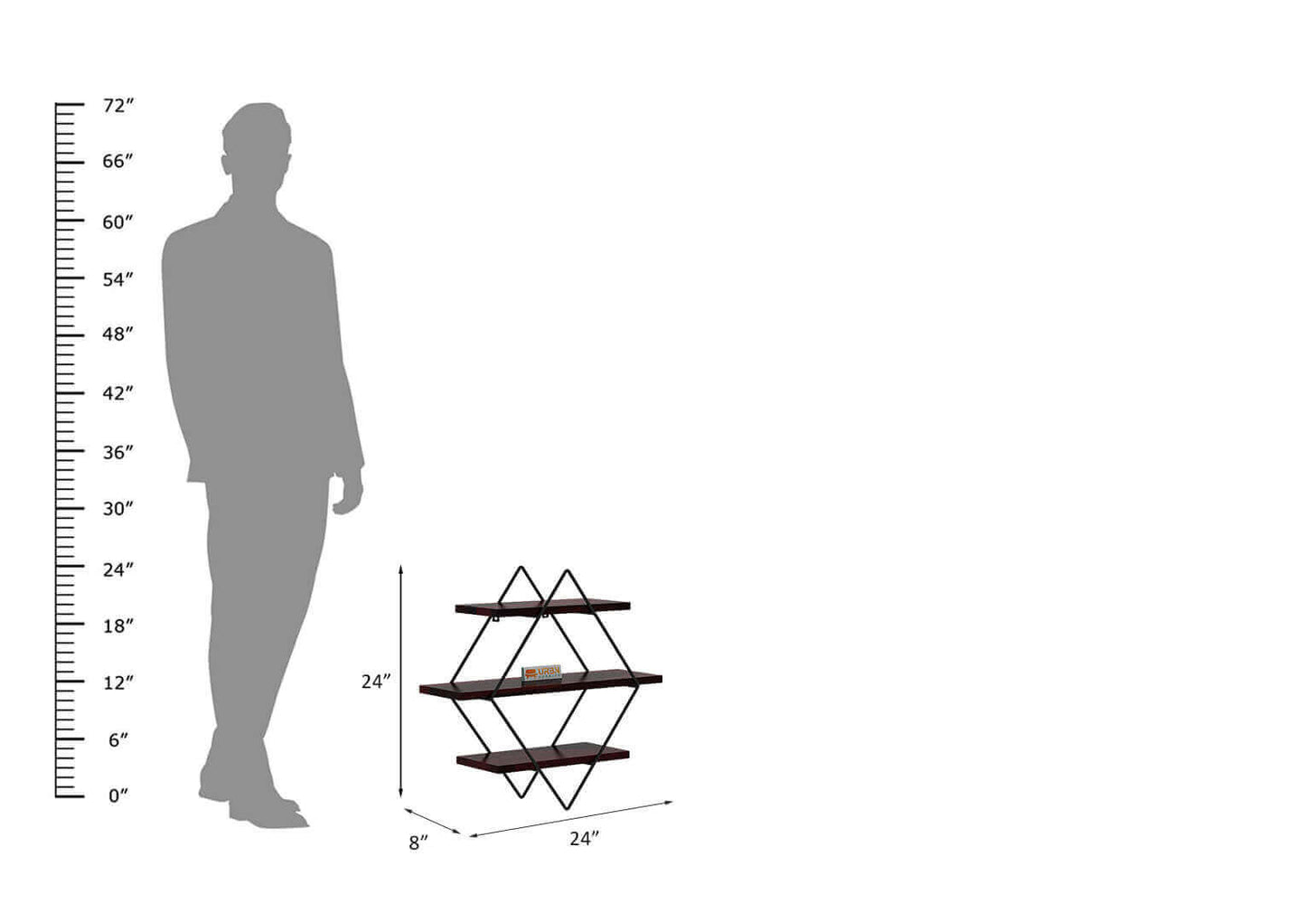 Enthral Wall Shelf - Urbnfurnish