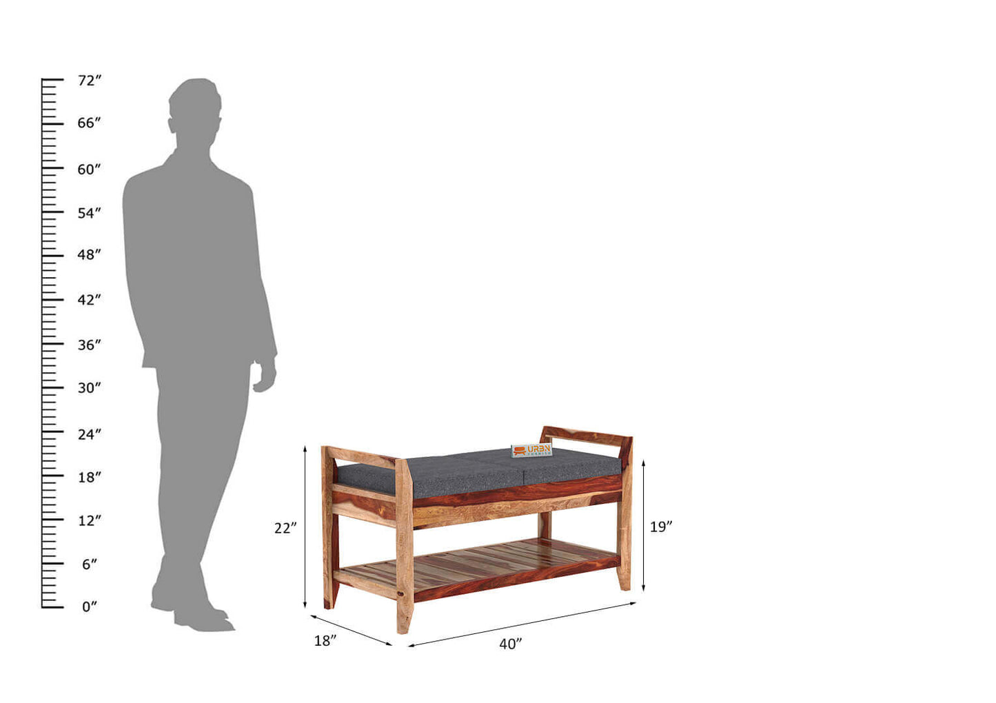Epigone Shoe Rack - Urbnfurnish