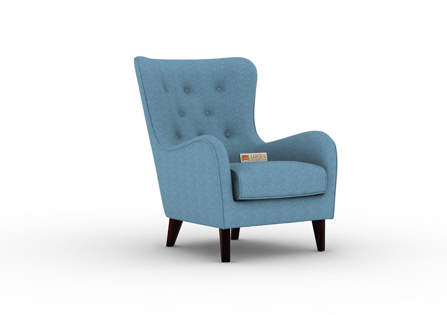 Erica Wingback Chair - Urbnfurnish
