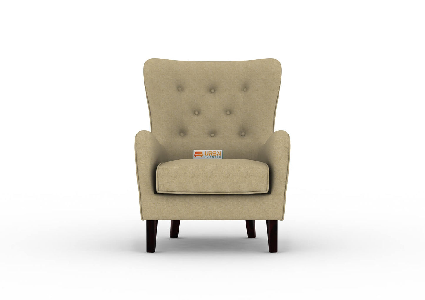 Erica Wingback Chair - Urbnfurnish